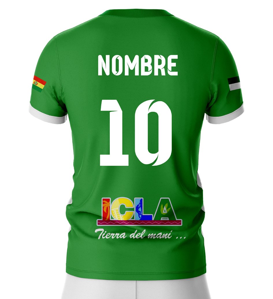 Camiseta deportiva blanca con vivos verdes - Imagen 3